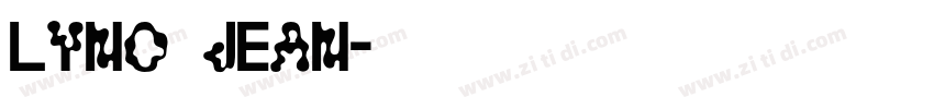 Lyno Jean字体转换